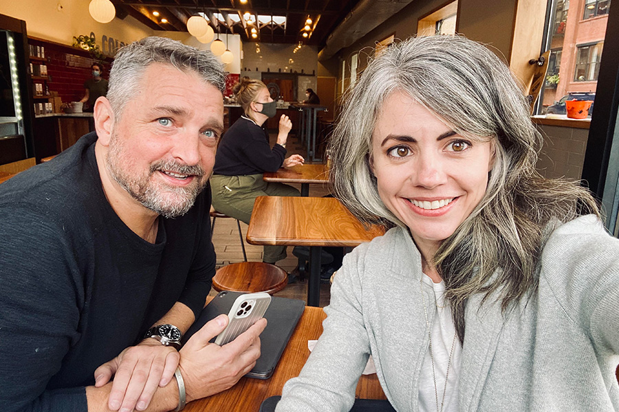 Sarah Klymson and Simon Marxer Hyatt